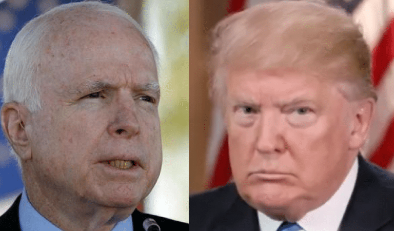 Trump Just Responded To McCain’s Ailing Health In The Most Disgusting Manner, He Should Be Ashamed