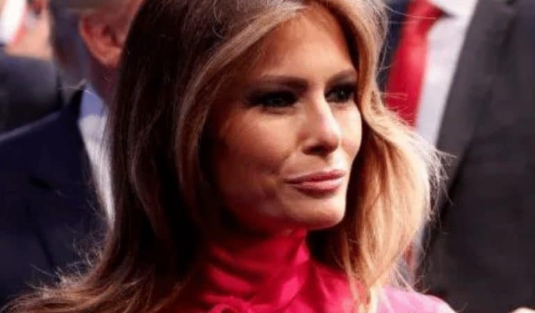 Watch As Melania’s Face Changes When Trump Brags About His Crowd Size