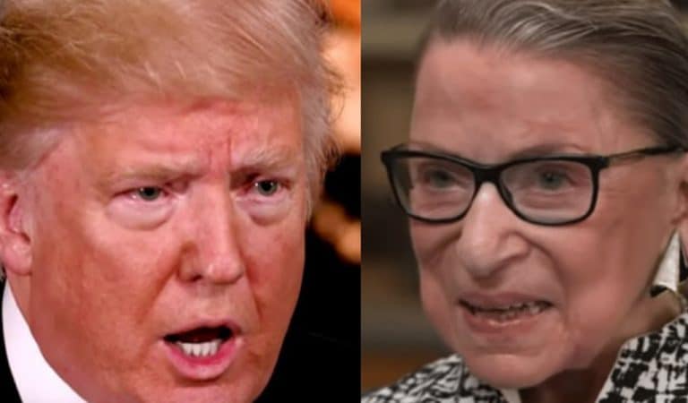 Trump Ordered Ruth Bader Ginsburg To Resign, She Immediately Put Him In His Place