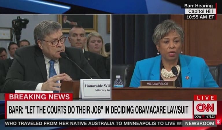 Watch William Barr Stumble Like An Idiot When Asked If He Serves Trump Or America