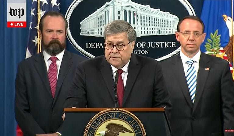 DOJ Tries To Hide Mueller Report On Their Website, Displays Barr’s Biased Summary On Main Page
