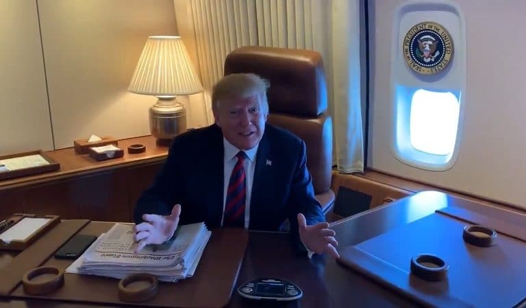 Social Media Reacts To Photo Of Trump’s Possible Meal On Air Force One: “Is The Chef Making Fun Of Trump?”