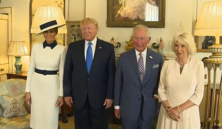 Video Of Camilla Parker Bowles Goes Viral After She Is Seen Winking To Officials After Greeting Trump