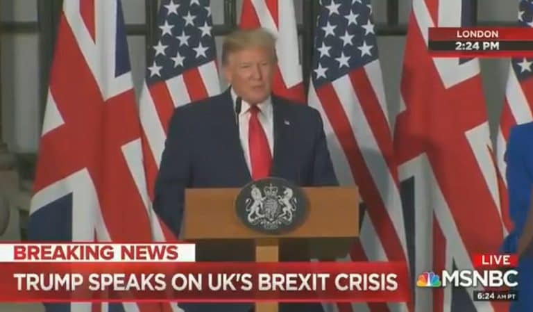 Trump Embarrasses Himself During Joint Press Conference With Teresa May, Doesn’t Appear To Know What Brexit Is