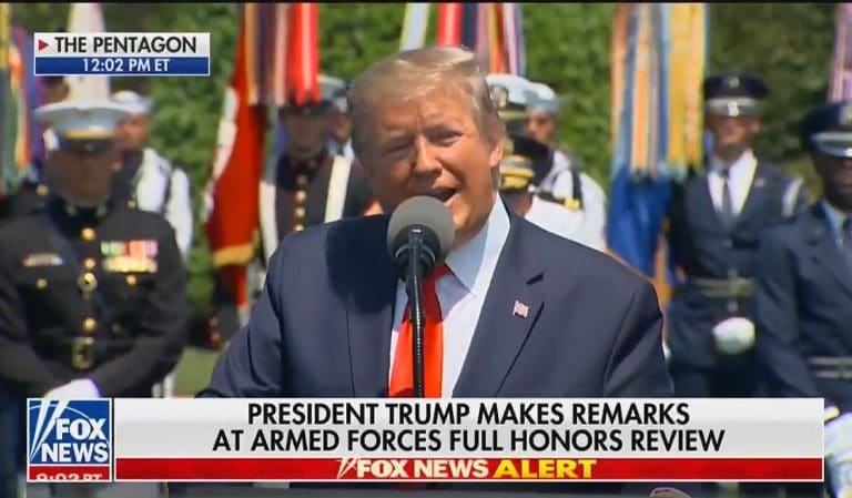 Trump Gives Babbling, Incoherent Speech At Pentagon: “Infantroopen,” “Lawmarkers”