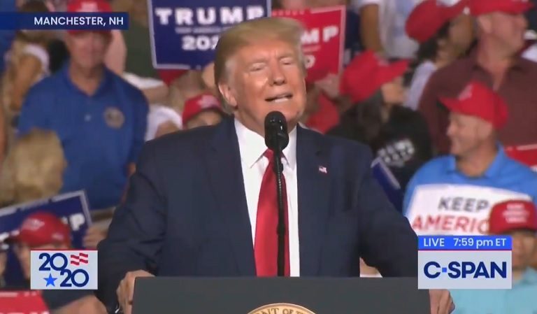 Social Media Users Suggest “Paid Attendees” Left Trump’s Rally As They Appear To Walk Out During Speech