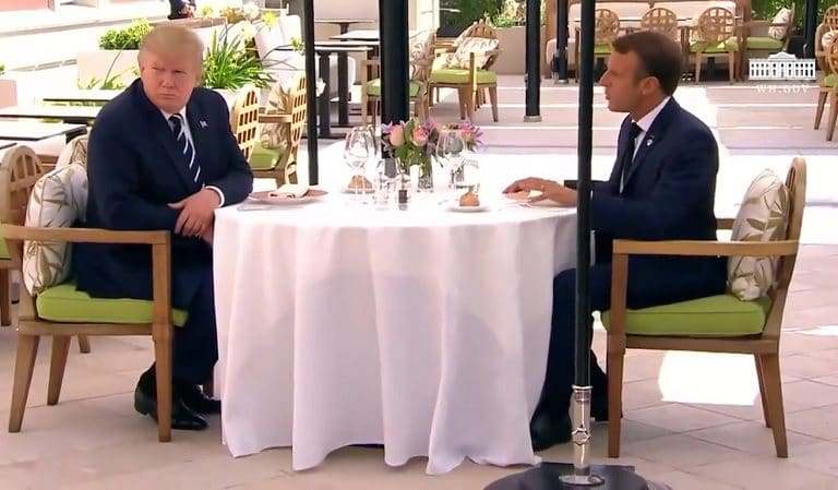 Watch As Trump Talks About The Weather After French President Tries To Talk Policy At G7 Summit