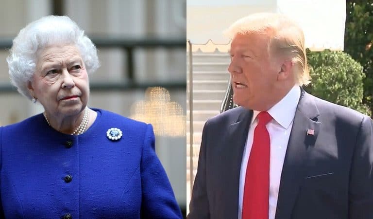 Queen Elizabeth Was Reportedly Not Happy After Trump’s Helicopter Damaged The Lawn At Buckingham Palace: “It’s Ruined”