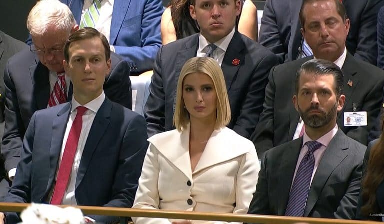 UPDATED: Trump’s Children Cause Anger Over UN Assembly After Social Media Mistakenly Believes They’re Sitting In Area Reserved For The Handicapped