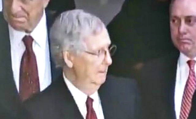 Watch The Look On Mitch McConnell’s Face After Pallbearer Refused To Shake His Hand At Elijah Cummings’ Memorial Service