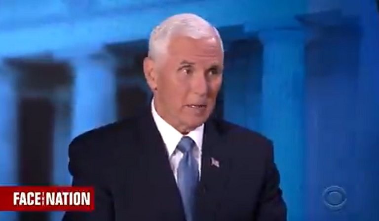 Watch As Pence Appears To Look Uncomfortable And Tense During Interview After He’s Asked If All Impeachment Witnesses Are Lying