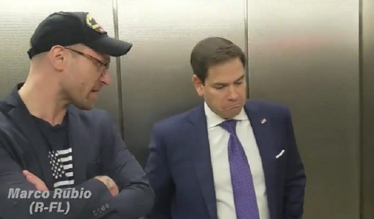 Watch As Marco Rubio Tells Veteran That He Hasn’t Read Any Documents Or “Watched Anything” Pertaining To Impeachment Even Though He’s A Member Of Intel Committee