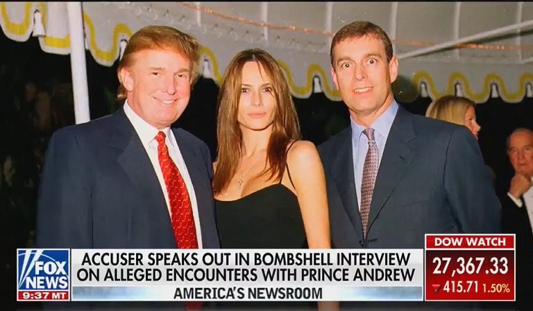 Fox News Cuts Away From Press Conference Coverage To Display Photo Of Trump With Prince Andrew After POTUS Publicly Denies Knowing Him