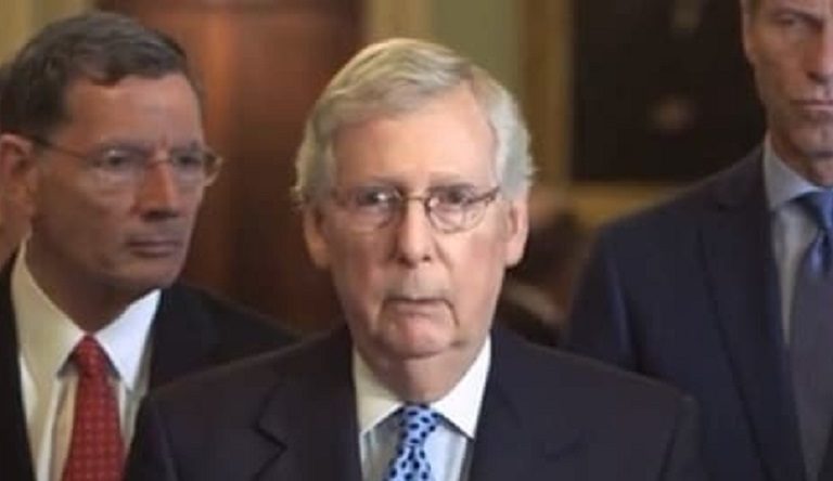 Mitch McConnell Is Slammed For Returning To Congress After Leaving DC For The Weekend, Then Calling COVID-19 Bill An “Urgent” Priority