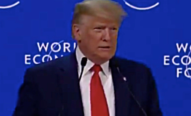 Trump Begins His Davos Speech By Boasting About All His “Accomplishments”