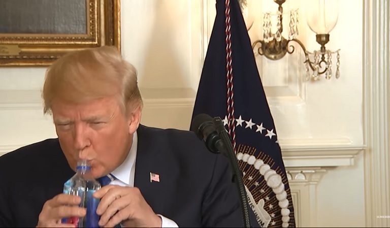 It Appears Security Detail Around Trump May Be Lax After Insider Reveals She Was Able To Hand Trump Bottle Of Water Without It Being Checked