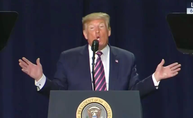 Trump Uses Prayer Breakfast To Attack Pelosi For Praying For Him