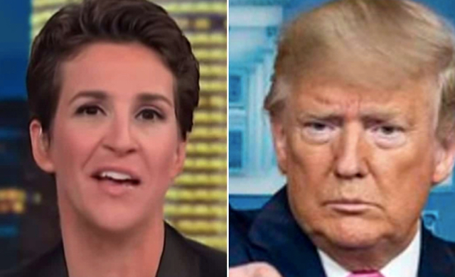 MSNBC’s Maddow Fired Back At Trump After He Lashed Out At Her Again Amid National Crisis