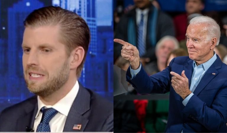 Eric Trump Attempts To Attack Biden For “Sniffing” A Baby, Twitter Lets Him Have It: “Ask Your Dad About Grabbing P*ssies, Eric”