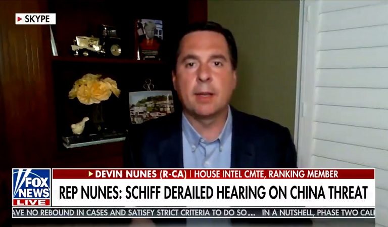 Devin Nunes Attacks Democrats For Supposedly Hijacking Intelligence Committee In 2017 Preventing Him From Looking Into China; Forgets He Was Head Of Committee Then