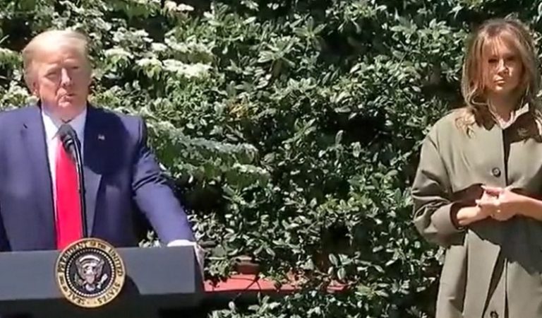 Trump Spent Earth Day Event Bragging About His Trees: “They Cost More Money, But They Are Better”