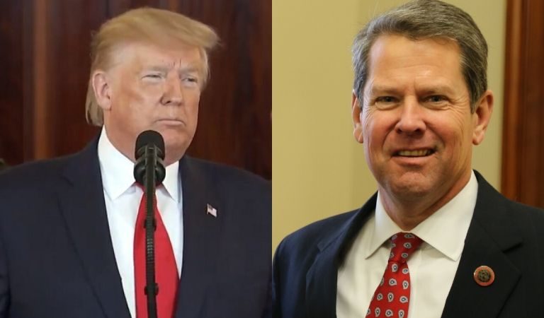 Report Claims Trump Privately Supported Kemp’s Plan To Reopen GA Before Publicly Throwing Him Under The Bus After Speaking To Experts