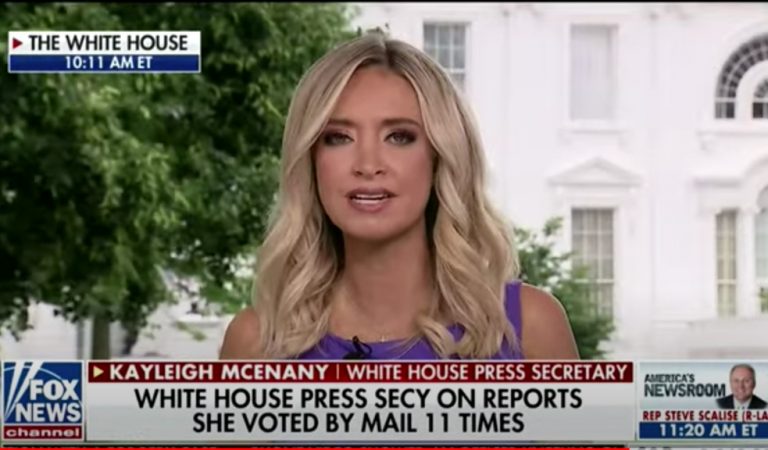 Kaleigh McEnany Says She’s “Entitled” After Fox News Host Asks Her About Her Eleven Mail-In-Votes Despite The Fact She Says Mass Mail-In Voting Is Fraudulent