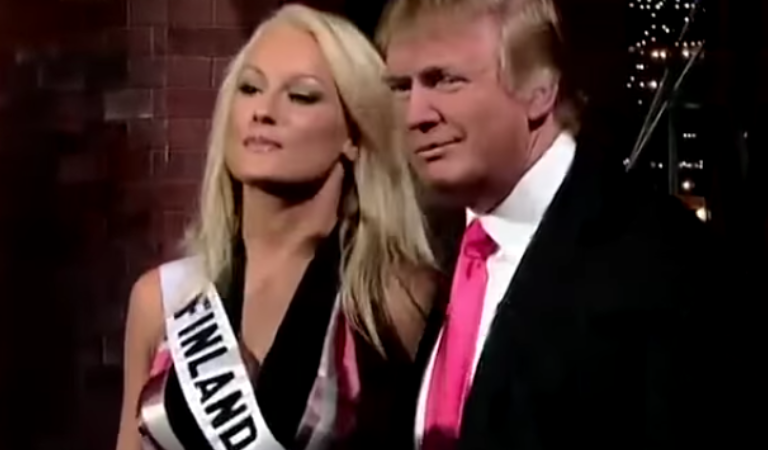 Former Miss Finland Alleges Trump Groped Her Before An Appearance On The Late Show With David Letterman: “Suddenly He Squeezed My Butt”