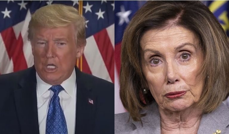 Trump Launches Attack Against Pelosi After She Called Him “Obese,” Says She’s A “Sick Woman With A Lot Of Mental Problems”