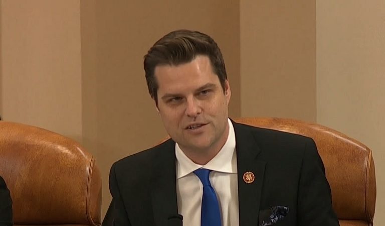Americans Lose Their Lunch After Watching Matt Gaetz Praise “Dear Leader” Trump During White House Luncheon: “I Just Want To Throw Up! This Is Sick, Just Sick!!”