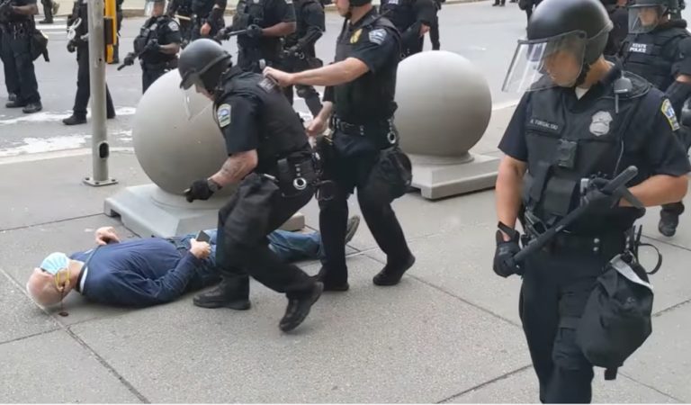 Trump Takes To Twitter To Smear 75-Year-Old Protester Who Suffered A Head Injury After Buffalo Police Shoved Him To The Ground, Calls Him An “ANTIFA Provocateur”