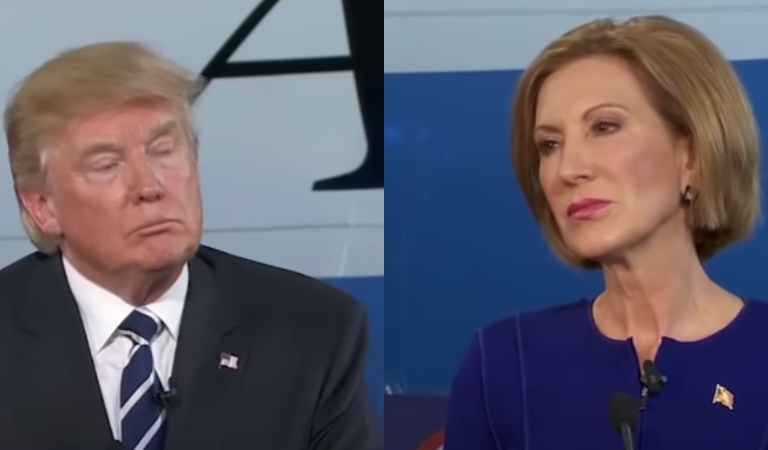 Trump Goes On Crazy Attack Against “Failed Presidential Candidate” Carly Fiorina After She Says She’s Voting For Biden
