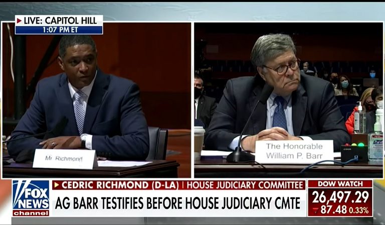 Democrat Slams Bill Barr During Congressional Hearing For Not Staffing DOJ With Black Candidates: “Keep The Name Of The Honorable John Lewis Out Of The Department of Justice’s Mouth”