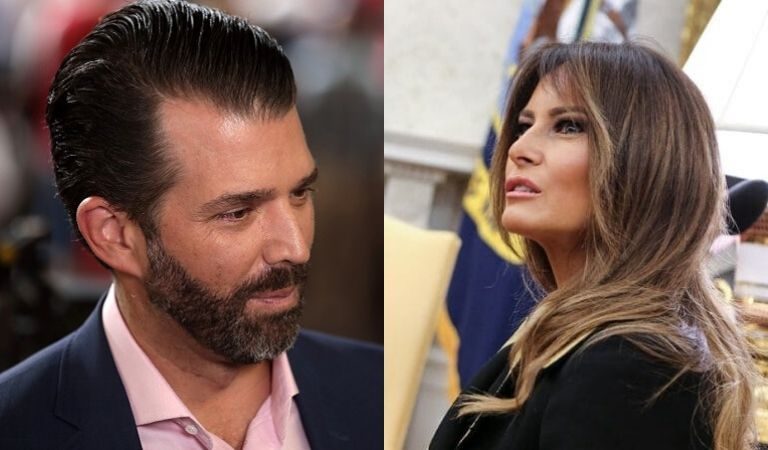 Melania Once Claimed Barron Was Off Limits, But Don Jr. Just Used His Half-Brother To Attack Biden