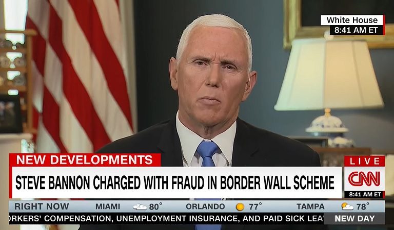 Mike Pence Seems To Get Snippy With CNN Host After He Grills Him Over Trump’s Apparent Soft Spot For QAnon