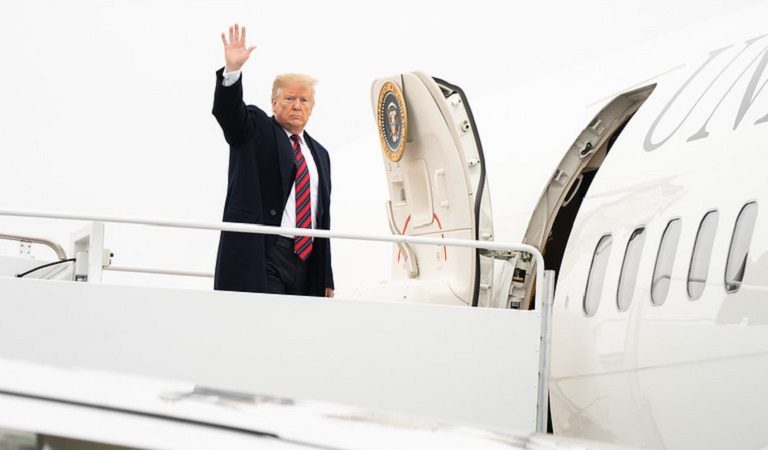 Source Claimed Trump And Family May Leave On A Private Jet Amid National Chaos