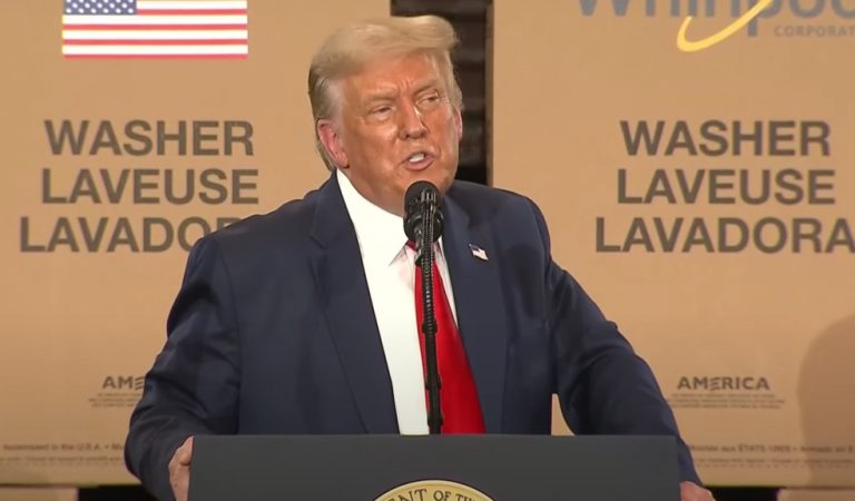 With COVID Rampaging Across The US, Trump Launches Another Rant About Water And Showers: “If You’re Like Me You Can’t Wash Your Beautiful Hair Properly”