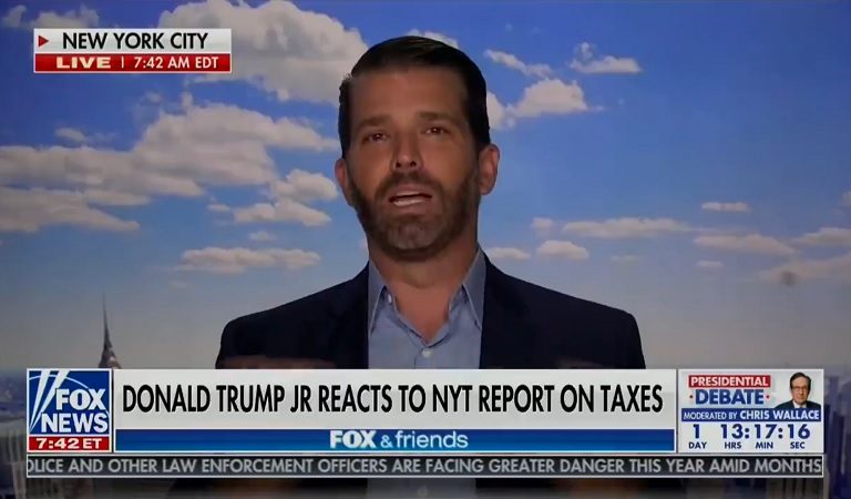 Don Jr. Goes Ballistic On Fox News Trying To Defend His Father From NYT Bombshell Report On His Taxes, Looks Like He’s Going To Explode