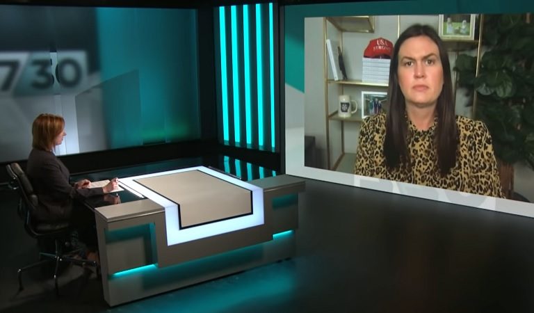 Australian TV Host Calls Out Sarah Huckabee Sanders To Her Face On All The Lies: “Could You Address My Question Please?” Australian TV Host Calls Out Sarah Huckabee Sanders To Her Face On All The Lies: “Could You Address My Question Please?”