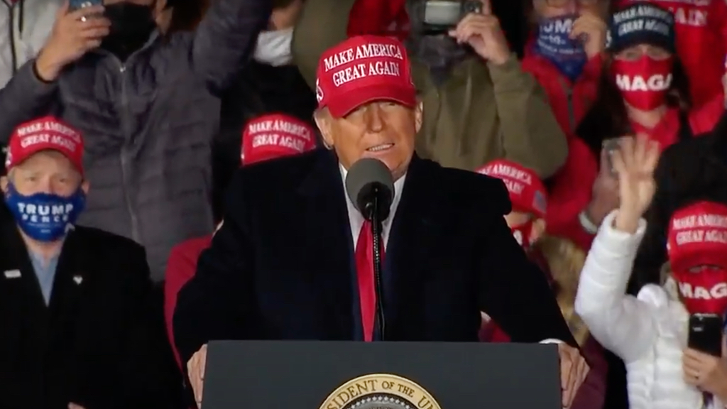 Trump Trashes Michigan Governor Gretchen Whitmer As Crowd Chants Lock