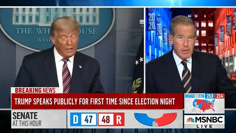 MSNBC Immediately Cuts Away From Trump's Election Conference: "Here We ...