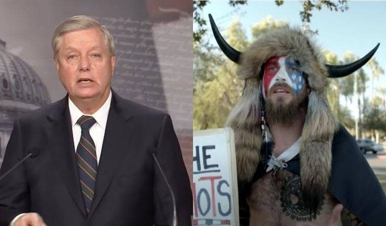 Graham Speaks Out On Possibility Of “QAnon Shaman” Testimony, Says It Will Turn Trial Into A “Complete Circus”