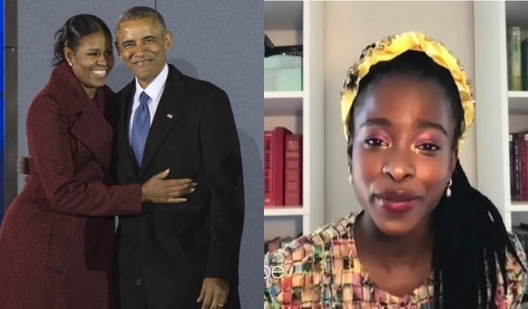 National Youth Poet Laureate Amanda Gorman Says She Heard The Obamas Having A Spirited Chat During Biden Inauguration