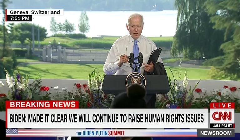 President Biden Smacks Down A Fox News Reporter During Geneva Press Conference