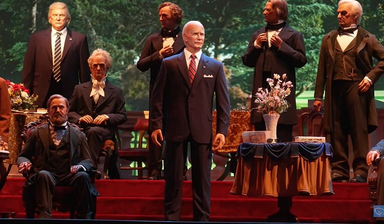 Disney Apparently Installed President Biden’s Animatronic Faster Than They Did Trump’s And Fox News Can’t Handle It