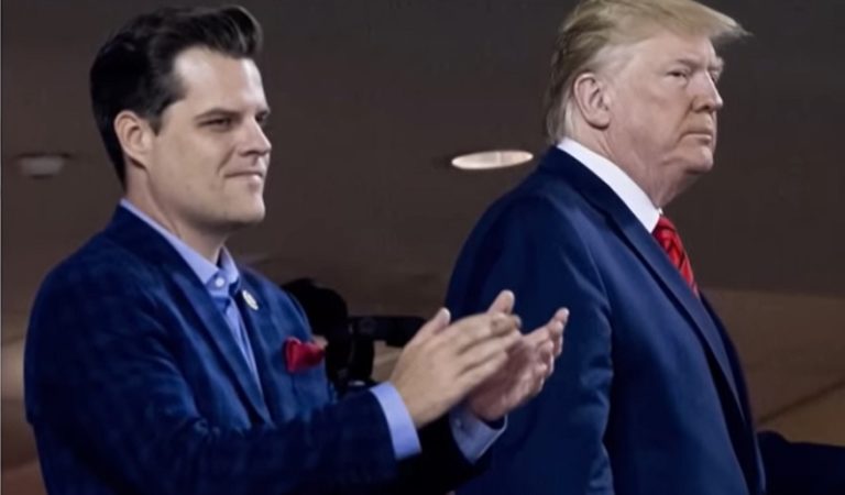 Matt Gaetz Said He Asked Trump For Approval To Propose To His Now-Wife, Who He Just Eloped With Amid Trafficking Probe