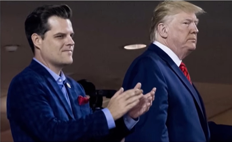 TIME Magazine Revealed Trump Gave Matt Gaetz His Autograph On A Copy Of ...