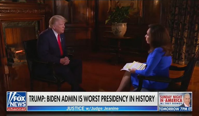 Fox’s Jeanine Pirro Suffered A Brutal Freudian Slip, Referred To Donald Trump As A Criminal During An Interview