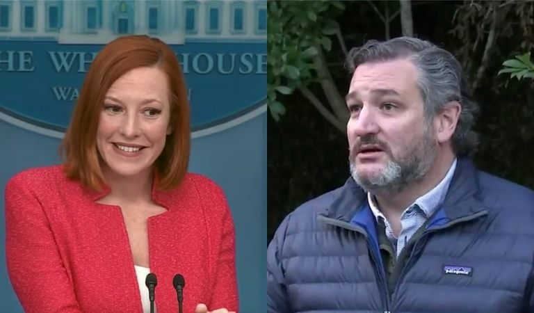 Ted Cruz Called WH Press Secretary “Peppermint Patty” At CPAC Event And Psaki Perfectly Responds