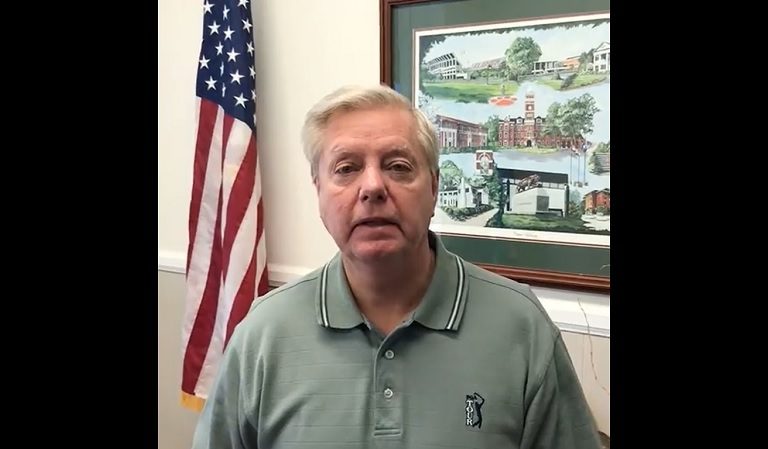 Lindsey Graham Posts Video Detailing The “Takeaways” From Call With Ukrainian President Zelenskyy, Seemingly Uses It To Subtly Bash Joe Biden, And Social Media Is Having None Of It
